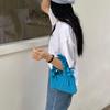 Yogodlns Fashion Solid Color Women's Knitted Small Handbag Woven Luxury Design Tassel Shoulder Bag Wrist Bag