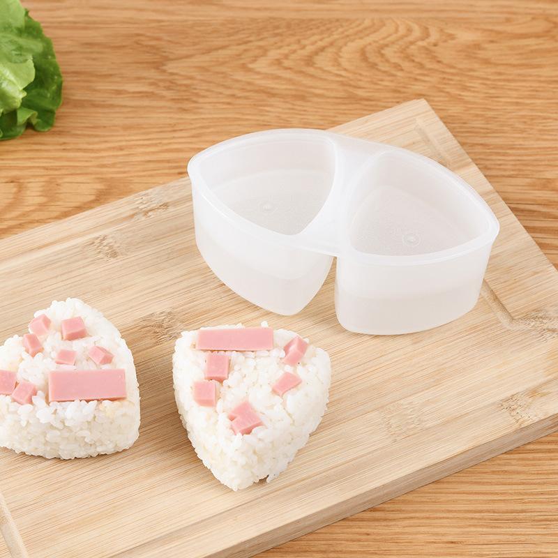 Diy Sushi Mold Onigiri Rice Ball Food Press Triangular Sushi Maker Mold Japanese Home Kitchen Bento Accessories Tools