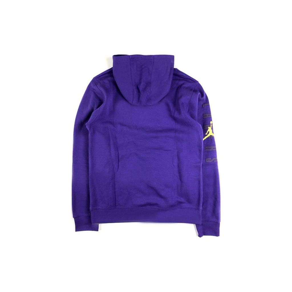 Jordan NBA Los Angeles Lakers Fleece Pullover Hoodie Purple Men 3Y2B7FELP-LAK