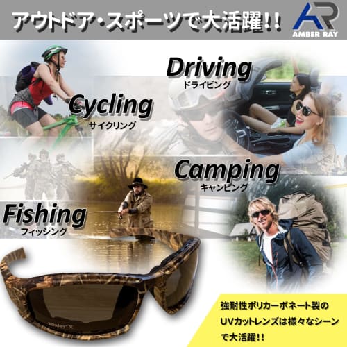 AMBERRAY Airsoft Goggles, Shooting Glasses, Tactical Goggles, Sunglasses for Outdoor Use (Black)