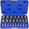 Extractors for Broken Snapped Bolts Set 25 Elements 3-23Mm