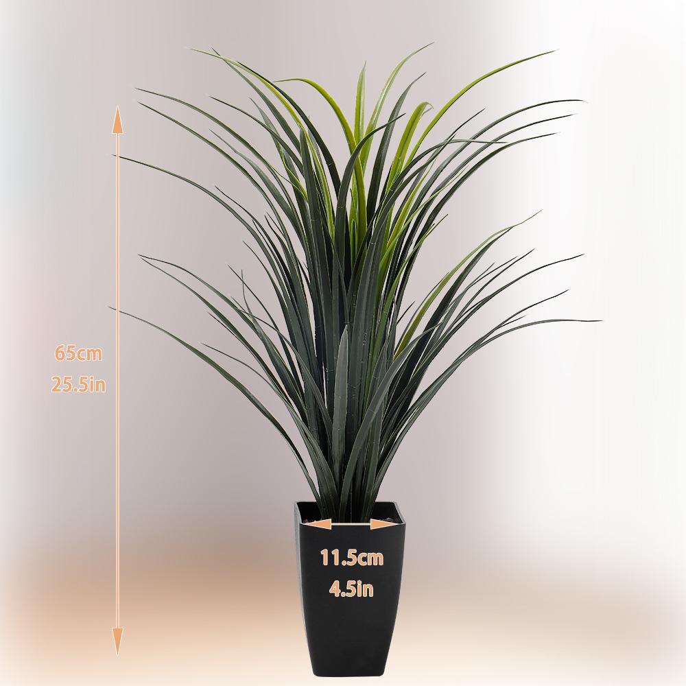 Artificial Plastic Flower Potted Plants - Home/Office/Wedding Decor, Desktop Bonsai Gift for Balcony/Party, Fake Plants Ornament