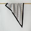 Twill Light Luxury High Sense Simulation Silk Headscarf Waist Triangle Scarf Silk Scarf Multi-Function