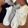 Ruffle Ankle Socks Mid-calf Mesh Tube Socks Korean Fashion Women's Socks  Kids Girls