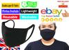 Face Mask Washable Cover Shield Breathable Reusable Double Layer Protection