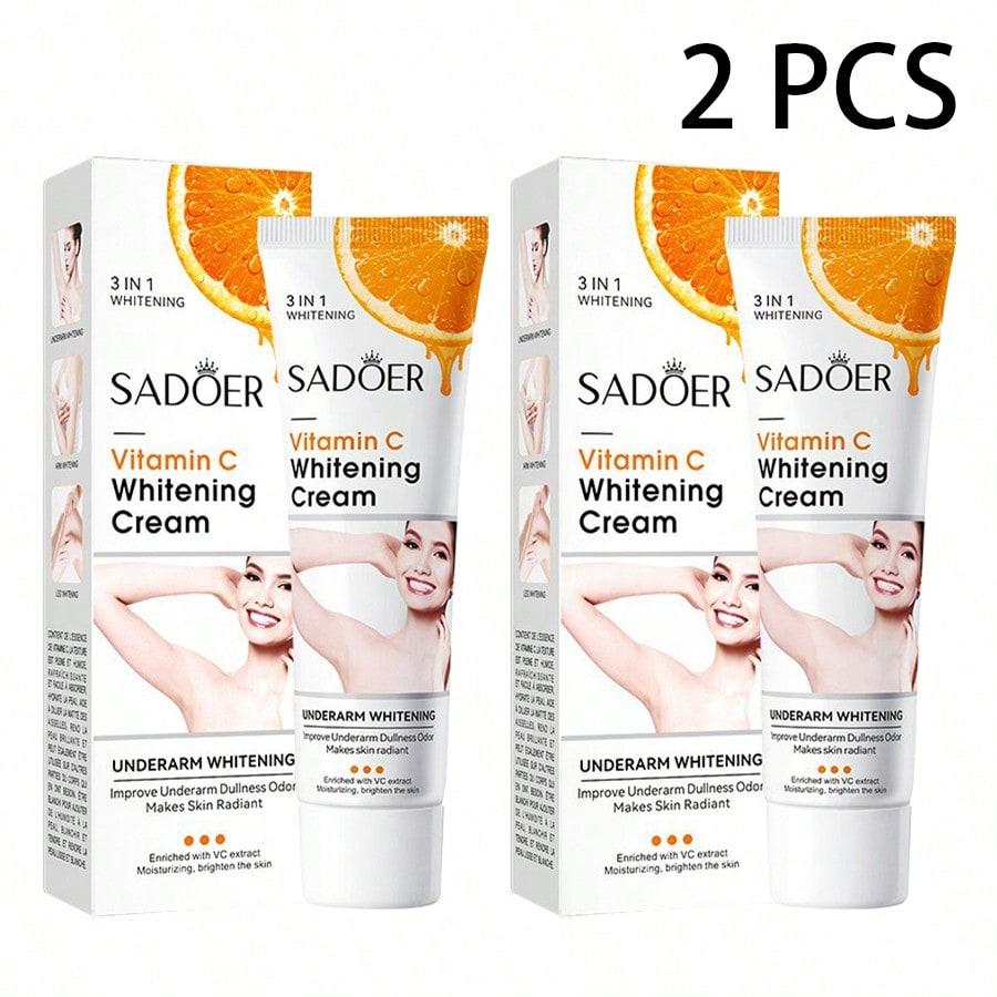 1PC Vitamin C Underarm Moisturizing Cream, Body Lotion, Body Whitening Cream, Moisturizing, Whitenin