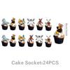 Robox Forest 99-Day Themed Kids' Party Disposable Plates, Napkins & Tablecloth Set