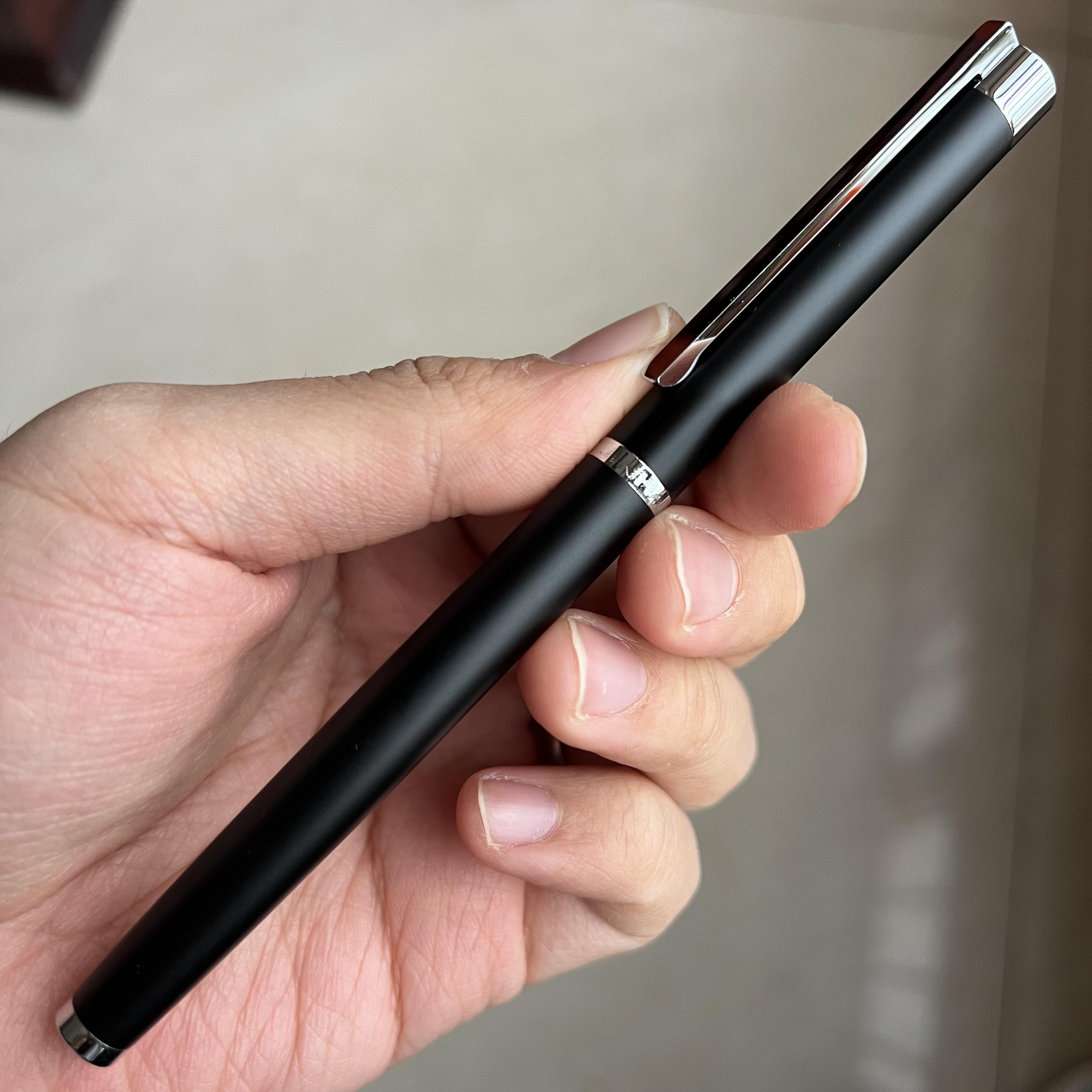 

JINHAO 126 Fountain Pen All Steel Platinum Fine Nib Financial Student Ink Pens PK 9019 Stationery School Office Supplies (Matte Black,M) матовий чорний колір