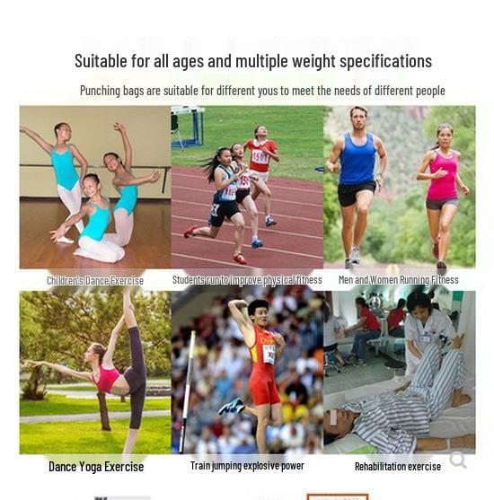 Sandbag Ankle Weights for Running, Training, and Dance - Suitable for Men, Women, and Students