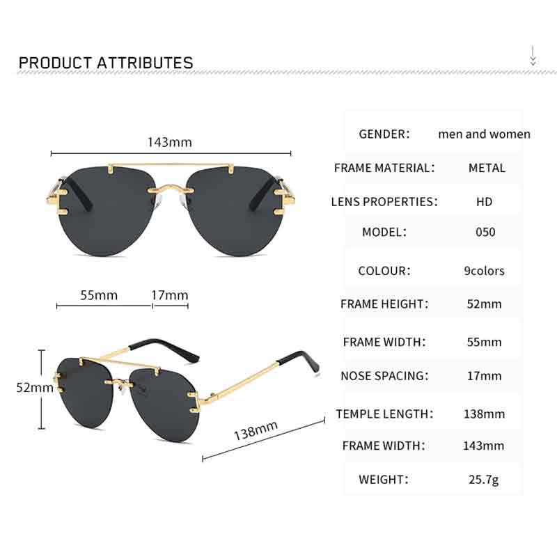 Pilot Sunglasses Men Women Brand Design Sun Glasses Vintage Fashion Gradient Eyewear Male Driving Sun Glasses Outdoor UV400