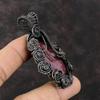 Rhodonite Pendant Copper Wire Wrapped Pendant Natural Gemstone Pendant Dainty Copper Jewelry Handmade Pendant Gift For Him Wire Wrap Jewelry