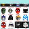 Lichtgevende Kind Kinderen Superheld Marvel Avenger Gezichtsmaskers Voor Halloween Feest Plezier