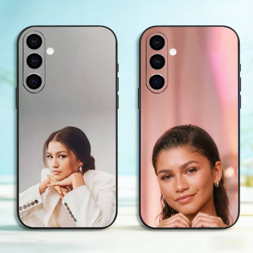 Actor Z-Zendaya Phone Case Black Silicone Soft For Samsung Galaxy A73,A72,A71,A70,A53,A52,A51
