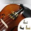 4Pcs Full Size Violin Tuner 4/4-3/4 Standard Size Adjuster Parts Violin Fine Tuners Violin Finger Guides Fine Tuners