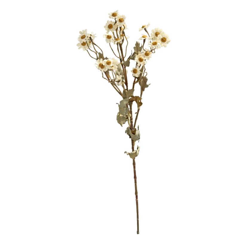 

Silk Daisy Artificial Flowers Wedding Brial Bouquet Festival Decora Vases Home Room Table Windowsill Floristry Crafts DIY Gifts 1 pc бежевый