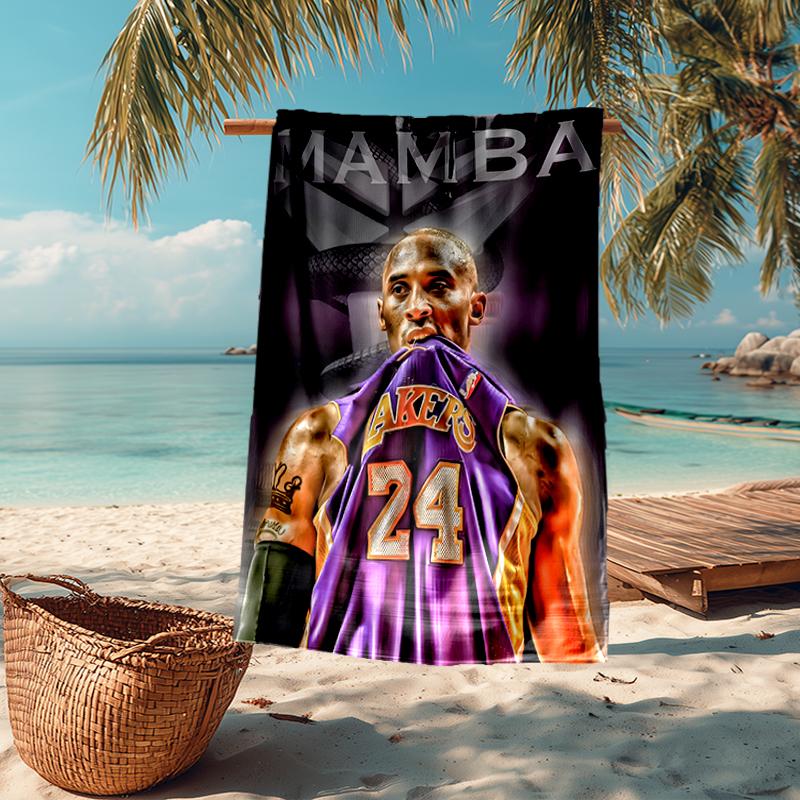 Great Basketball Player Fashion Beach Towel: Ideal for Summer Adventures Soft, Absorbent and Quick Drying Suitable for Swimming and Bathing