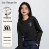La Chapelle Women's Loose Long Sleeve Cotton T-shirt