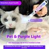 365nm UV Flashlight Ultraviolet Torch ABS Plastic Material USB Rechargeable Pet Urine Cat Tinea Money Ore Marker Detection Light