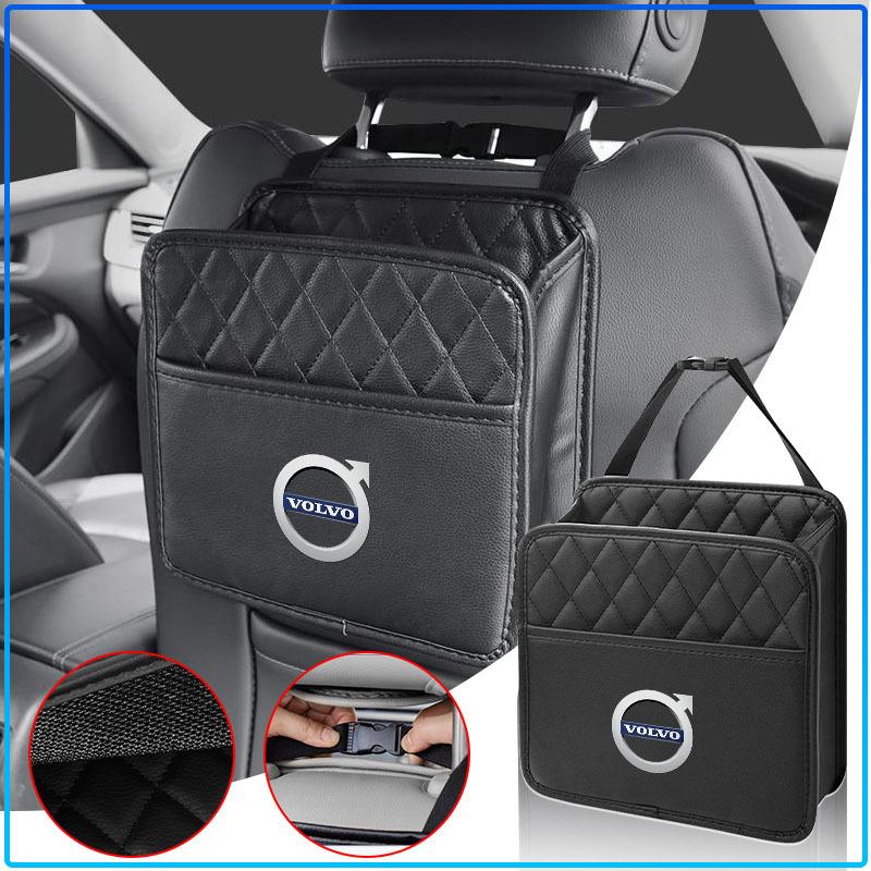 Car Seat Back tissue Box Auto Sunshade Armrest Box Paper Bag For Volvo XC90 XC60 XC70 XC40 V90 V60 V40 C70 C30 S80