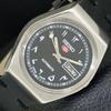 AUTOMATIC 6309A VINTAGE SEIKO 5 JAPAN MENS ARABIC BLACK DIAL WATCH A701437-5 R206b-a701437