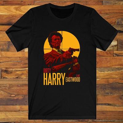Dirty Harry Clint Eastwood Men's Black Size S To 5XL