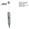Artistic Writing Tools DIY Beadable Pen, Rhinestone Faux Pearl Ballpoint Fancy Glitter Creative Pen for Crafting, Student Stationery Office