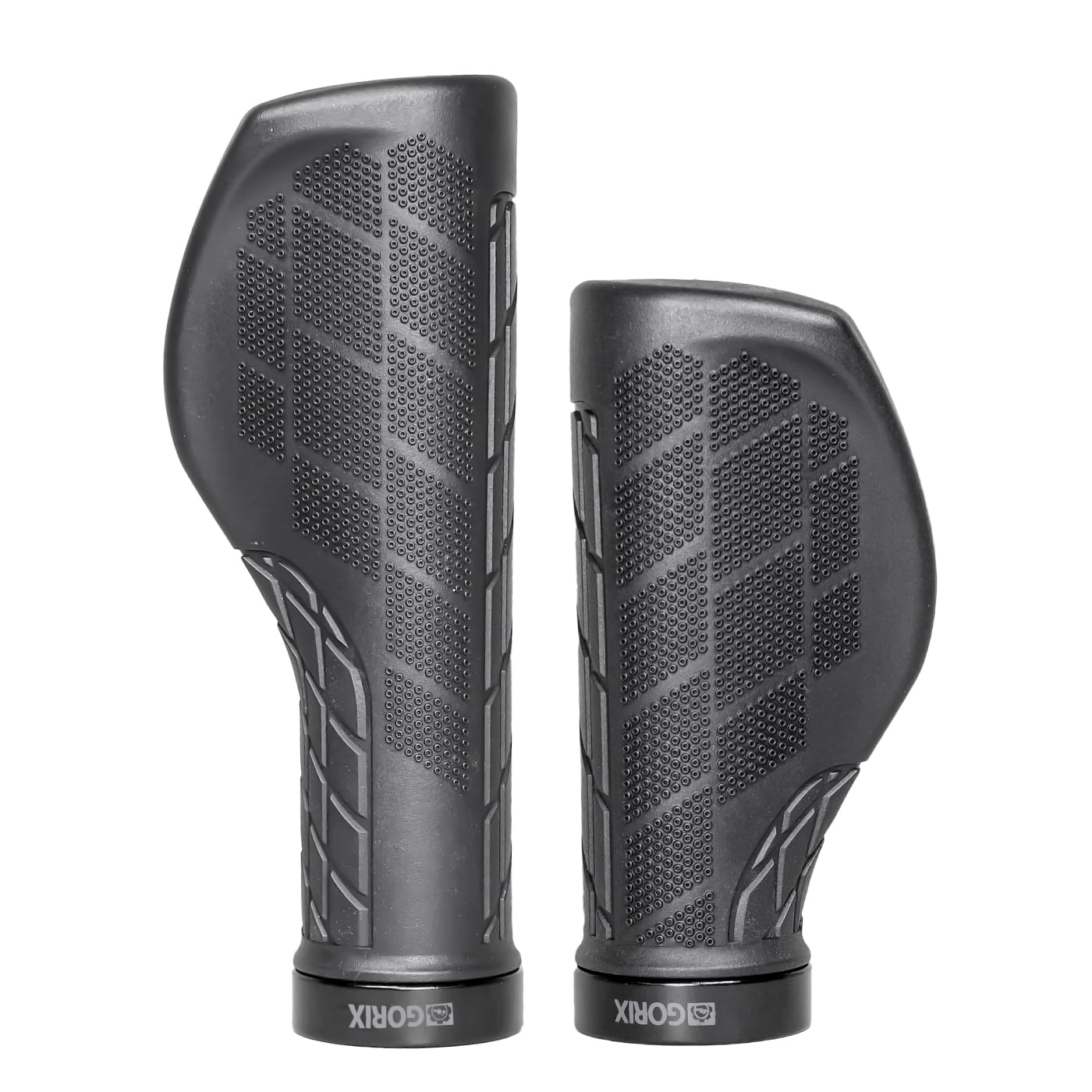 

GORIX Велосипедные грипсы для кроссовых велосипедов и грипсы для руля MTB (КРЫЛО GXQ) Черный, Амортизирующий, Нескользящий (135x100мм) чёрный