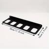 Steel Wall Mount Tool Rack Garage Workshop Organizers For Heavy Duty Tools Secure Storage Holder Easy Installation