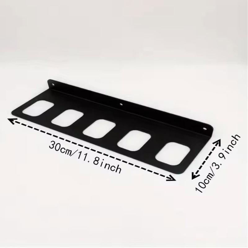 Steel Wall Mount Tool Rack Garage Workshop Organizers For Heavy Duty Tools Secure Storage Holder Easy Installation