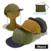 cotton and nylon cap with adjustable cotton [Be proof] Water-repellent 6-panel pouch, water-repellent, foldable, size,