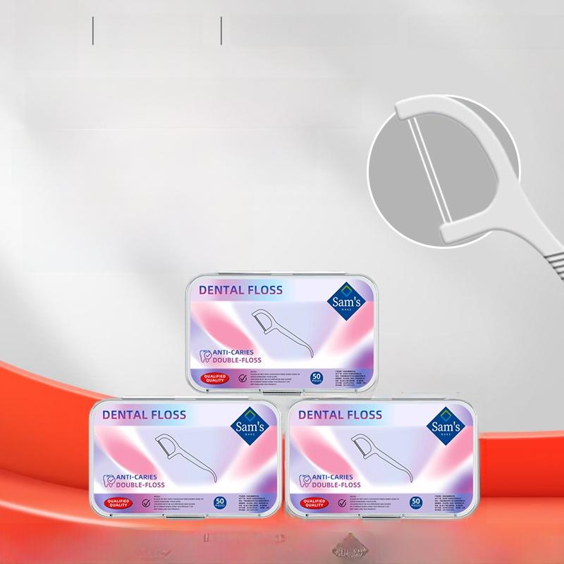 Mint Flavored Double Line Dental Floss Stis Toothbru Fly Ultra Fine Tootis Mountain Flat Line Mu