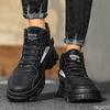 2026 New Autumn Winter Shoes for Men Warm Casual Anti Slip Snow Boots Fashionable Plush High Top Men's Cotton Shoes Botas Hombre