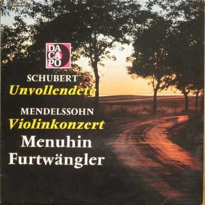 LP Record YEHUDI MENUHIN WILHELM FURTWNGLER  Unvollendete  Violinkonzert 1C04700907 Dacapo Germany Classical Used