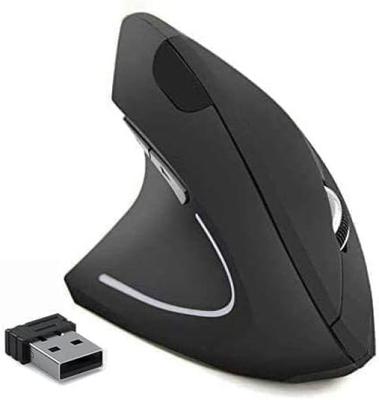 BeWishes Ergonomic Left-Handed Mouse, 2.4G Wireless Vertical Mouse for Left Hands, 3 Adjustable DPI (80012001600), Especially Suitable for