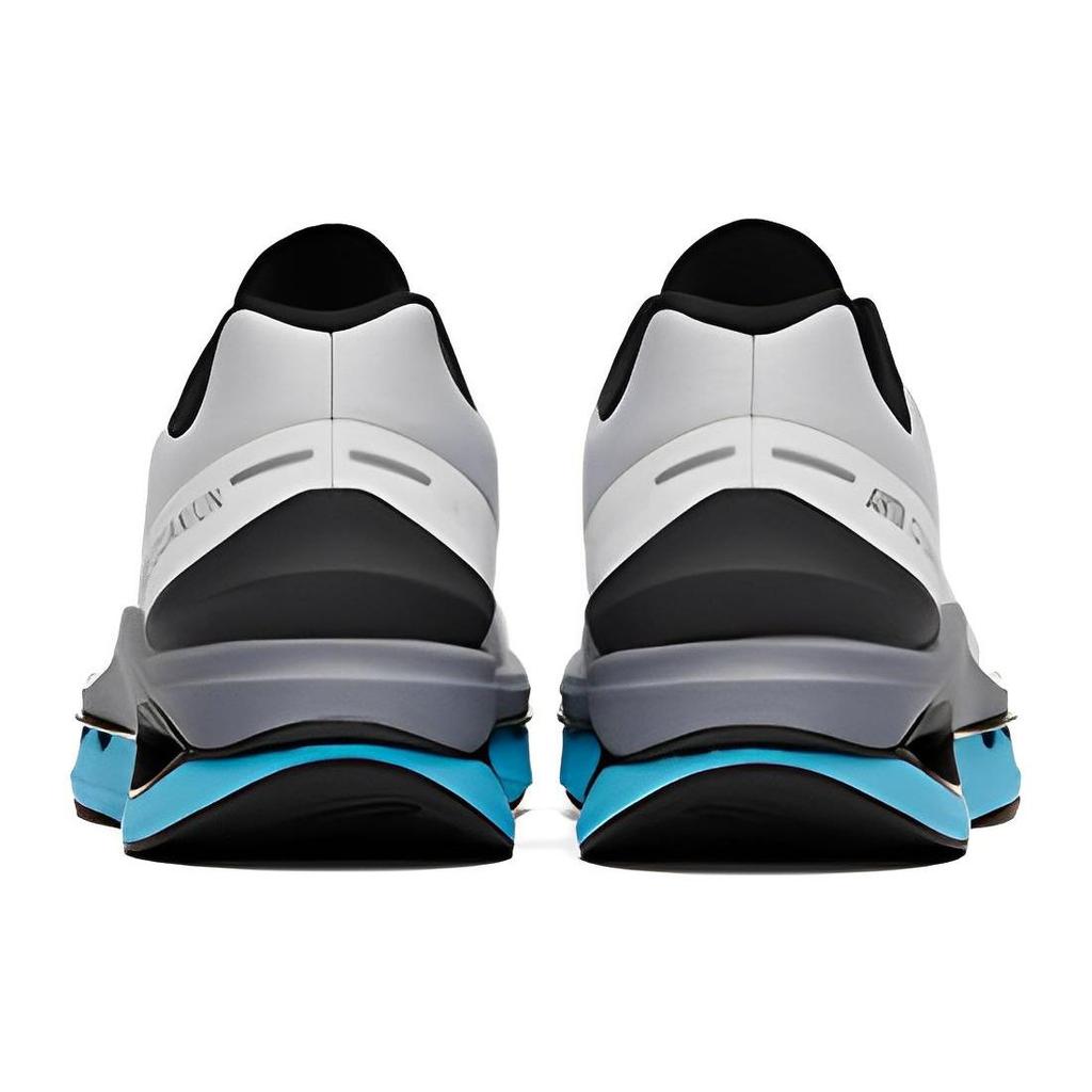 ANTA Men GUANJUN Professional Cushioning Breathable Running Shoes Light Grey Blue 112315561A-3