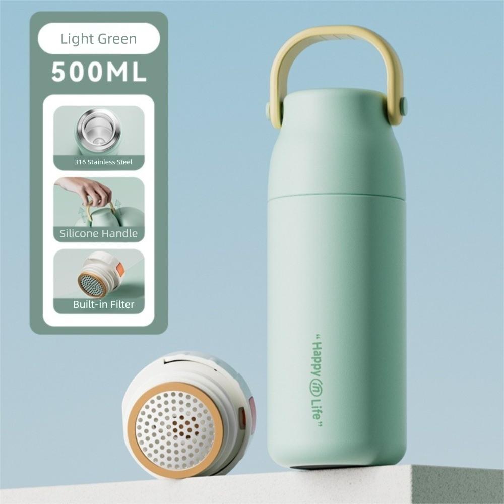 Handheld Insulated Bottle 316 Stainless Steel Insulated Tumbler Cup Thermos Water Bottle Students