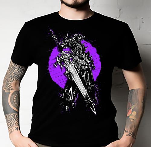 Dark Knight - Final Fantasy Classic T-Shirt ALL SIZE UNISEX S разноцветный