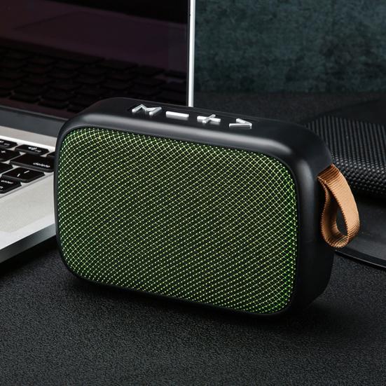 Portable Mini G2 6D Bass Bluetooth-compatible 4.2 Wireless Speaker with USB TF Card Jack Subwoofer Loudspeaker for Indoor Outdoor