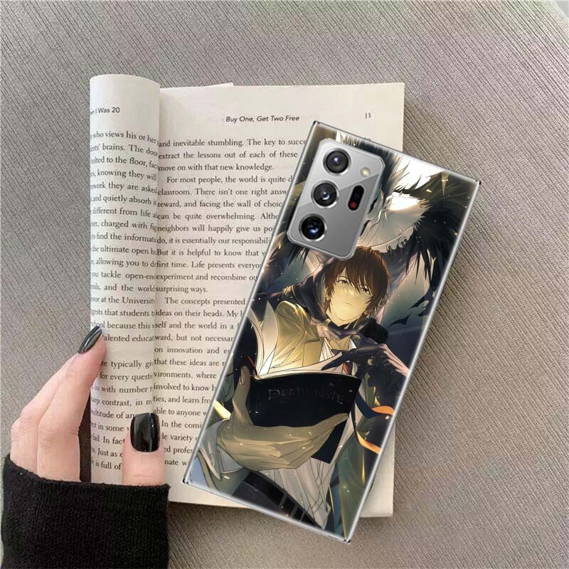 Anime Deth Note Light Yagami Phone Case For Samsung Galaxy S25 Edge S24 S23 FE S22 S26 Ultra S21 S20 S10 Plus Capa Soft