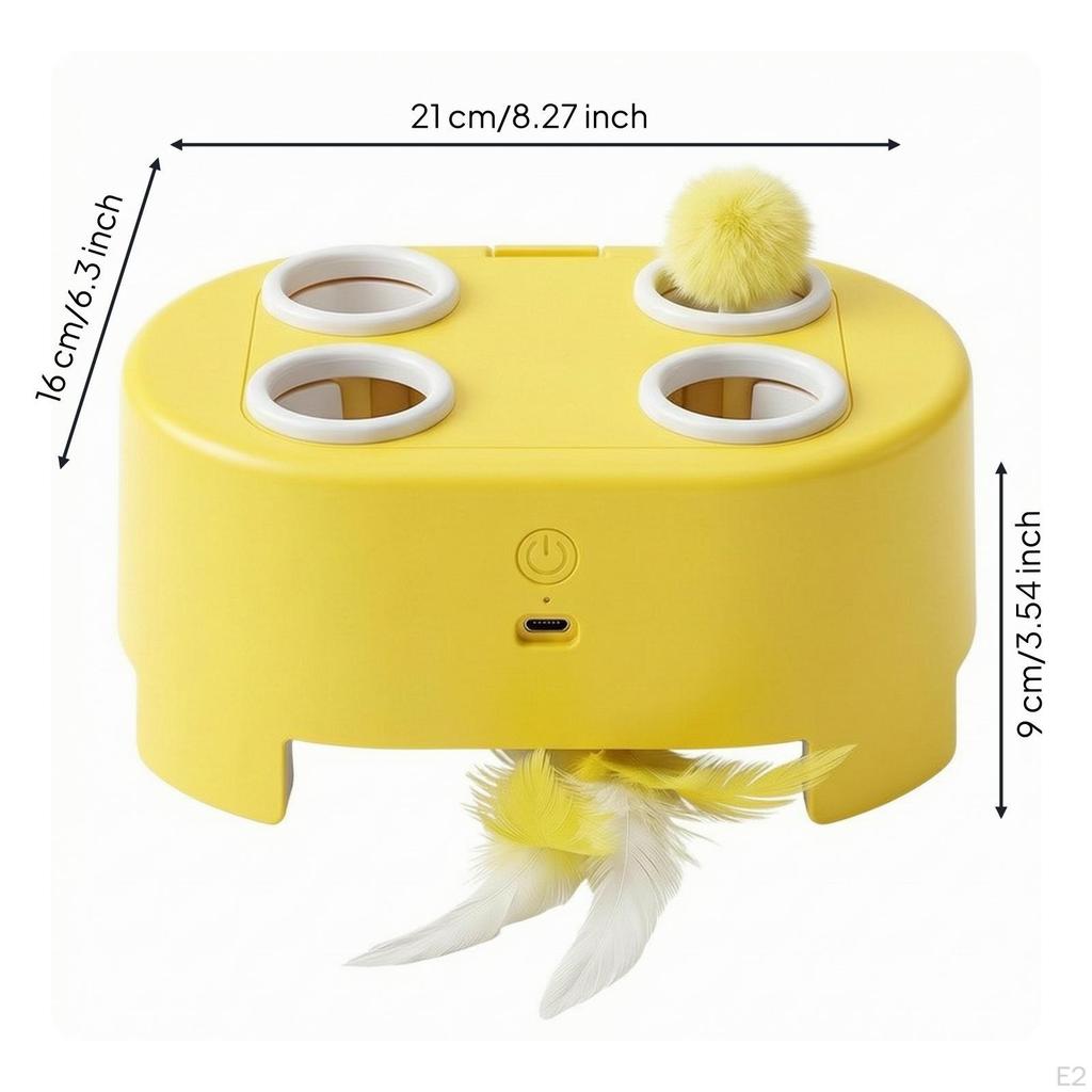 USB Rechargeable Interactive Cat Toy | Automatic SelfPlaying Action, Electric Toy, for Home