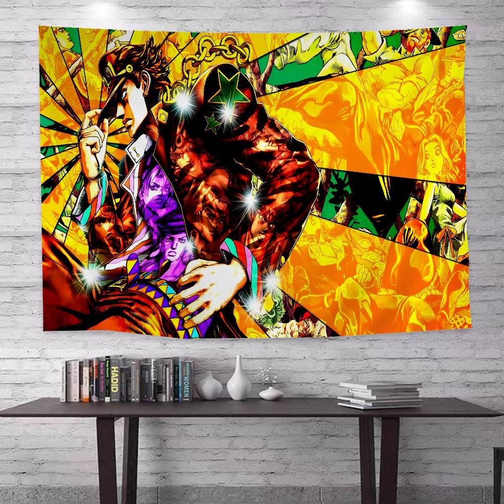Classic Anime JJojo BBizarre AAdventure DIY Wall Tapestry for Living Room Home Dorm Decor Wall Art Decor