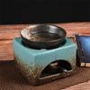3 in 1 Tea Stove Retro Oil Incense Burner Ceramic Essential Aromatherapy Lamps Aroma Stove Home Living Room Indoor Candle Holder
