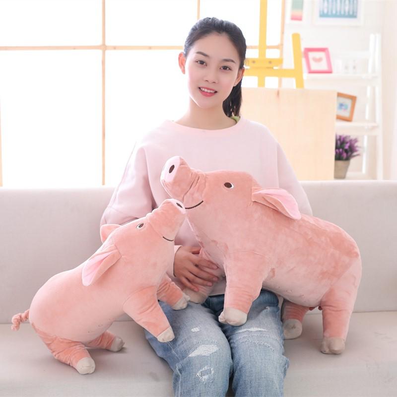 Plush Pig Simulation Toy - Large Sow Pillow for Claw Machine Gift