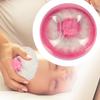 Powder Case with Puff Baby Body Powder Dispenser Container for Bath with Puff Secure Closure Post-Shower Bath Care Travel Must