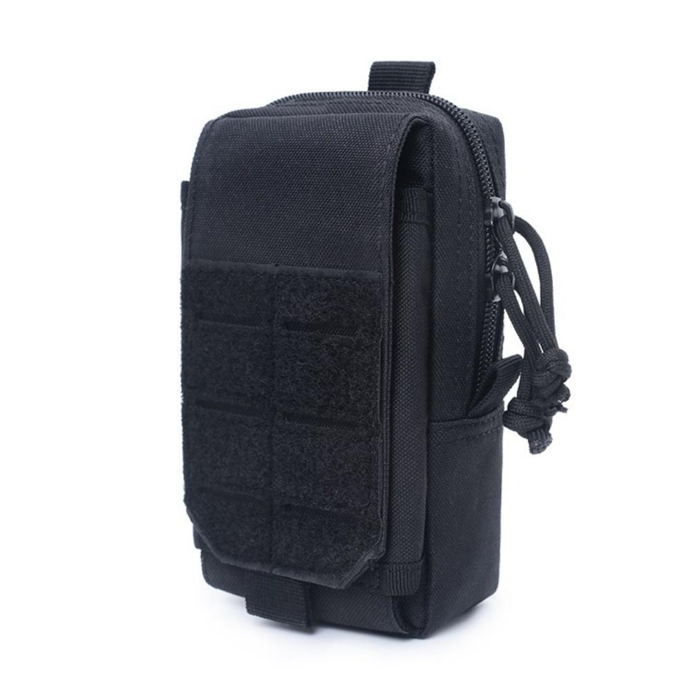 

Tactical Waist Pack High-Quality Nylon Mobile Phone Bag Small Tool Bag Compact Edc Belt Pouch For Trekking Outdoor Recreation чорний