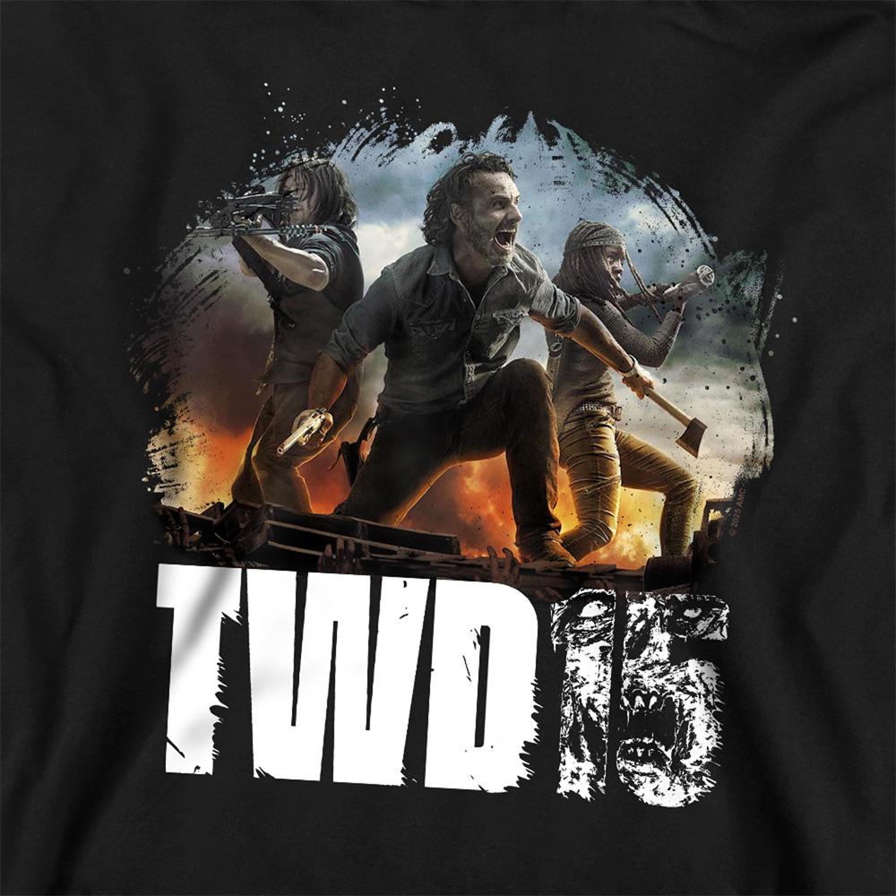 The Walking Dead Childrens/Kids Group Pose Pullover Hoodie