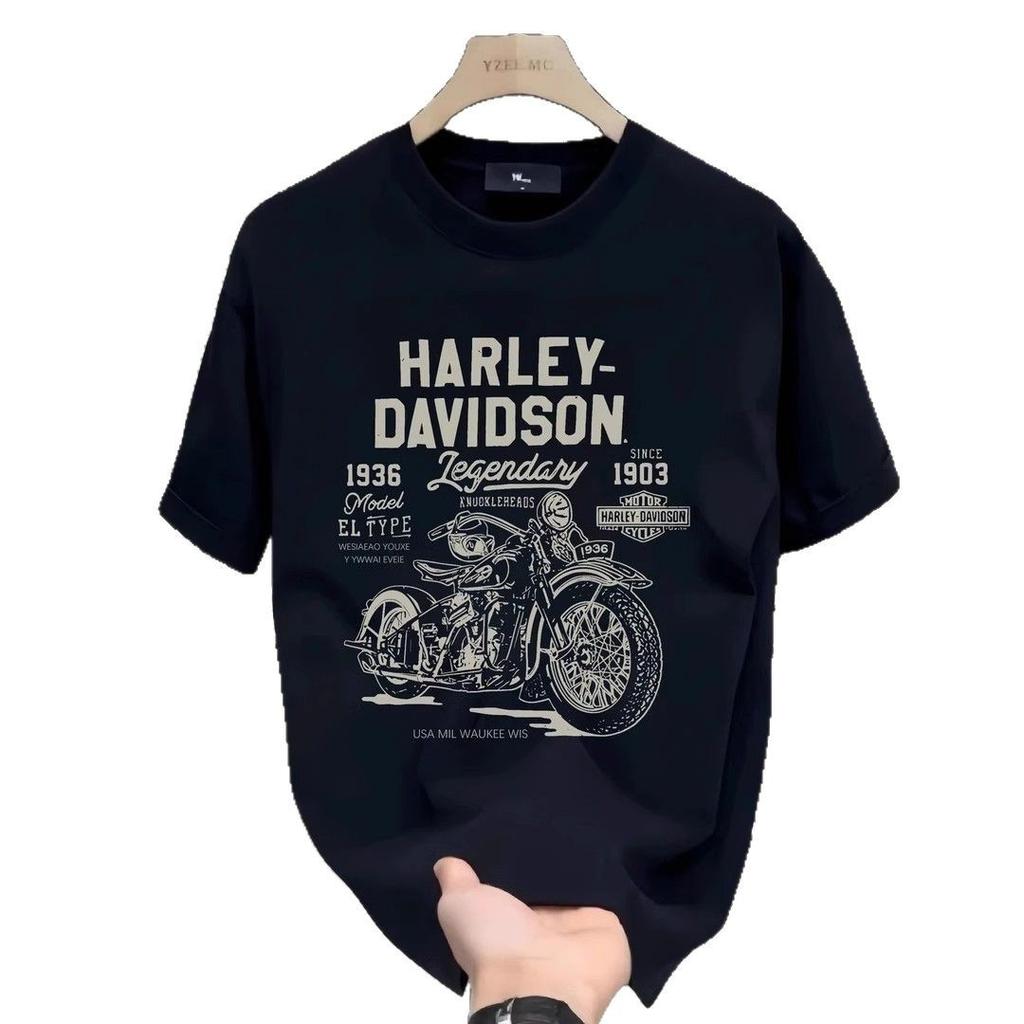 Trendy Brand Short-Sleeved Pure Cotton Men'S Printed T-Shirt Trendy Men'S And Women'S Versatile Round Neck T-Shirt Men'S