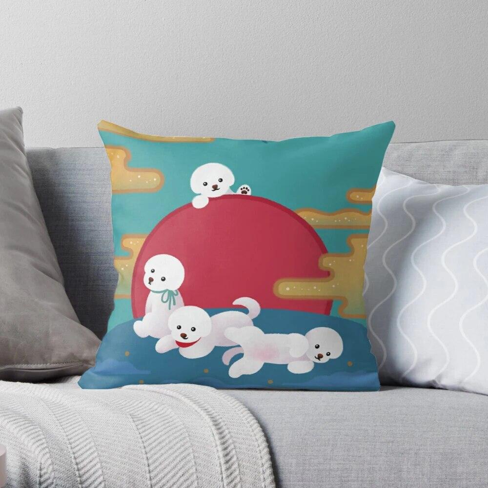 Yellow Bedroom Living Room Abstract Pattern Home Decoration  Sofa Car Cushion Cover