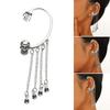 Unique Skull Tassels Earring Fashion Dangle Ear Cuff Comfortable Ear Jewelry Alloy Texture Suitable for Party Wear