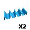 Wave Shape Plastic Taco Holder Stand, Mexican Taco Shell Display Rack, Food Storage Tray Holder for Home Kitchen Restaurant Tableware